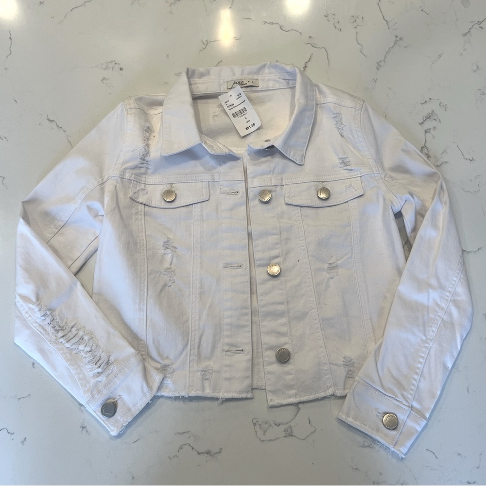 Pinc Premium White Jean Jacket